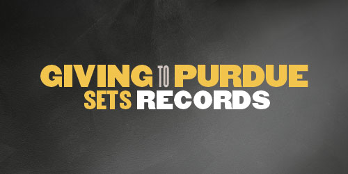 Giving to Purdue sets records