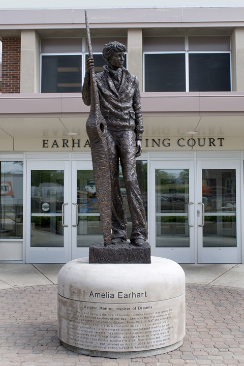 Earhart statue