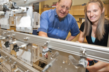 Steven Collicott and student