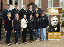 Cordova Foster students John Purdue statue