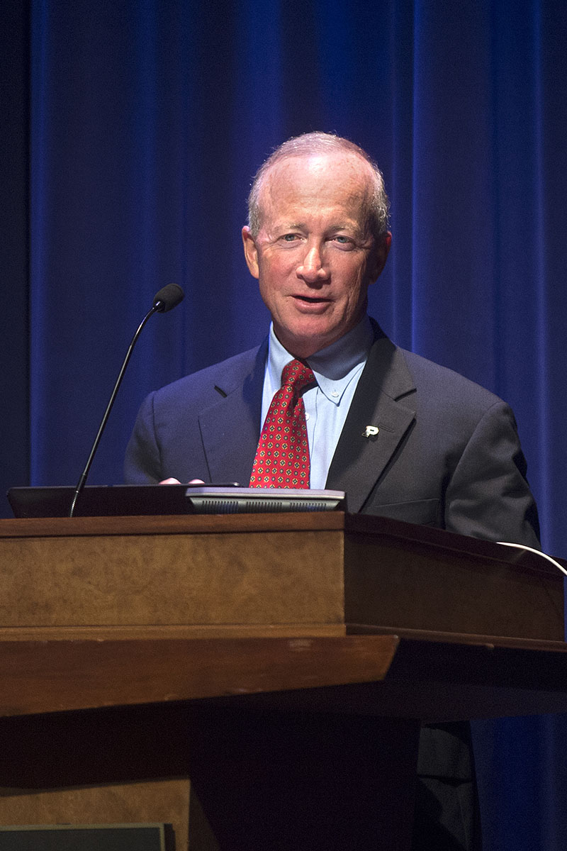 President Mitch Daniels