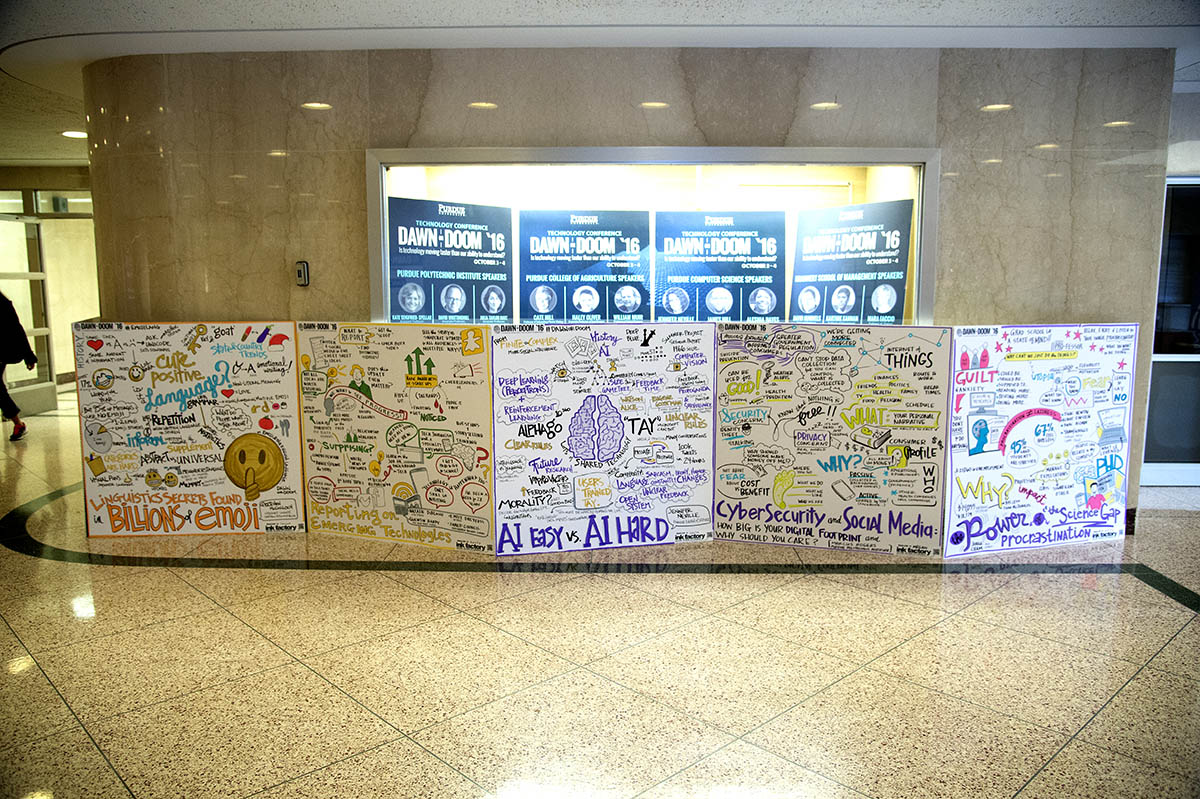 Ink Factory Graphic Recordings - Dawn or Doom 2016