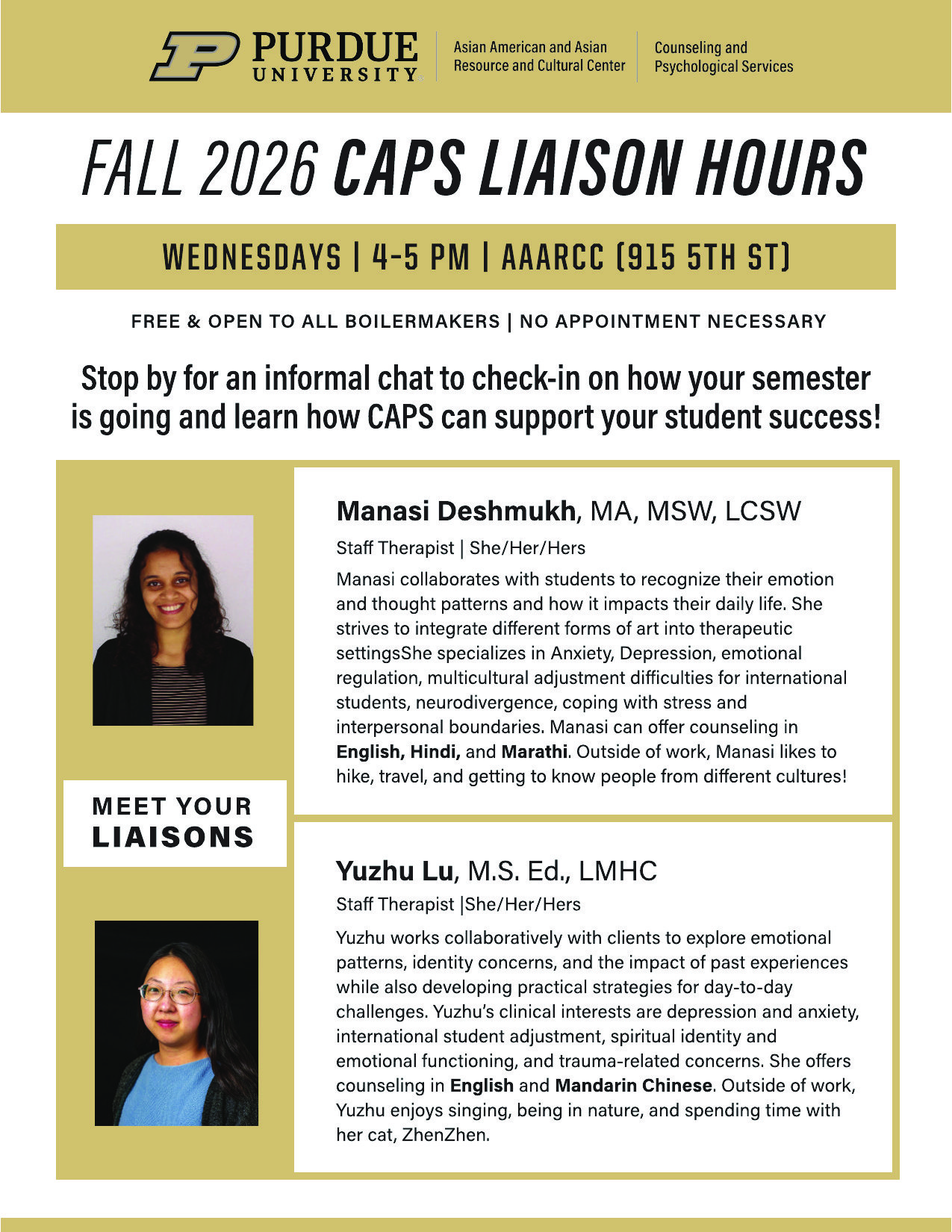 CAPS Liaison Hours Flyer
