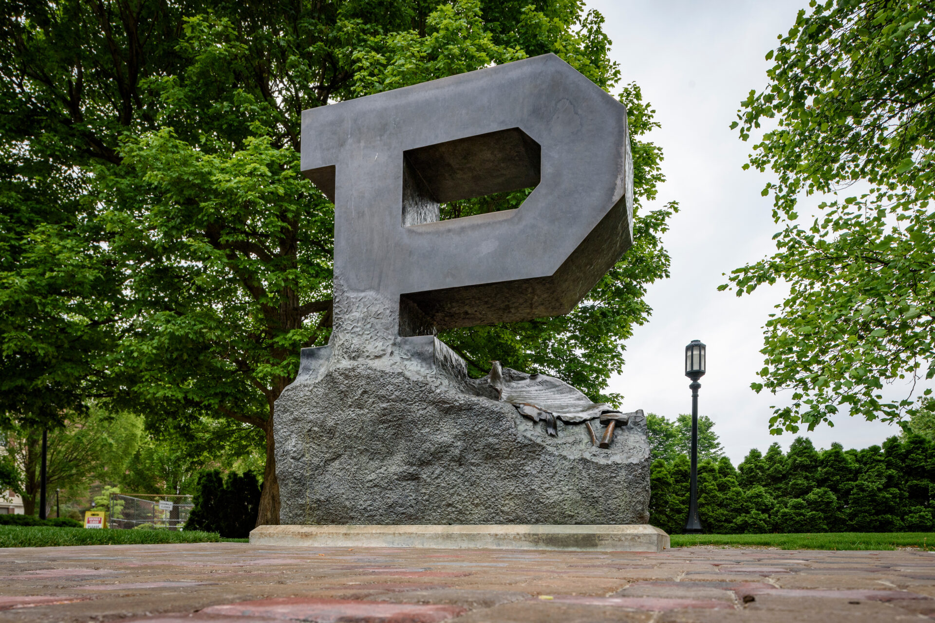 Photo of the Unfinished Block P statue.