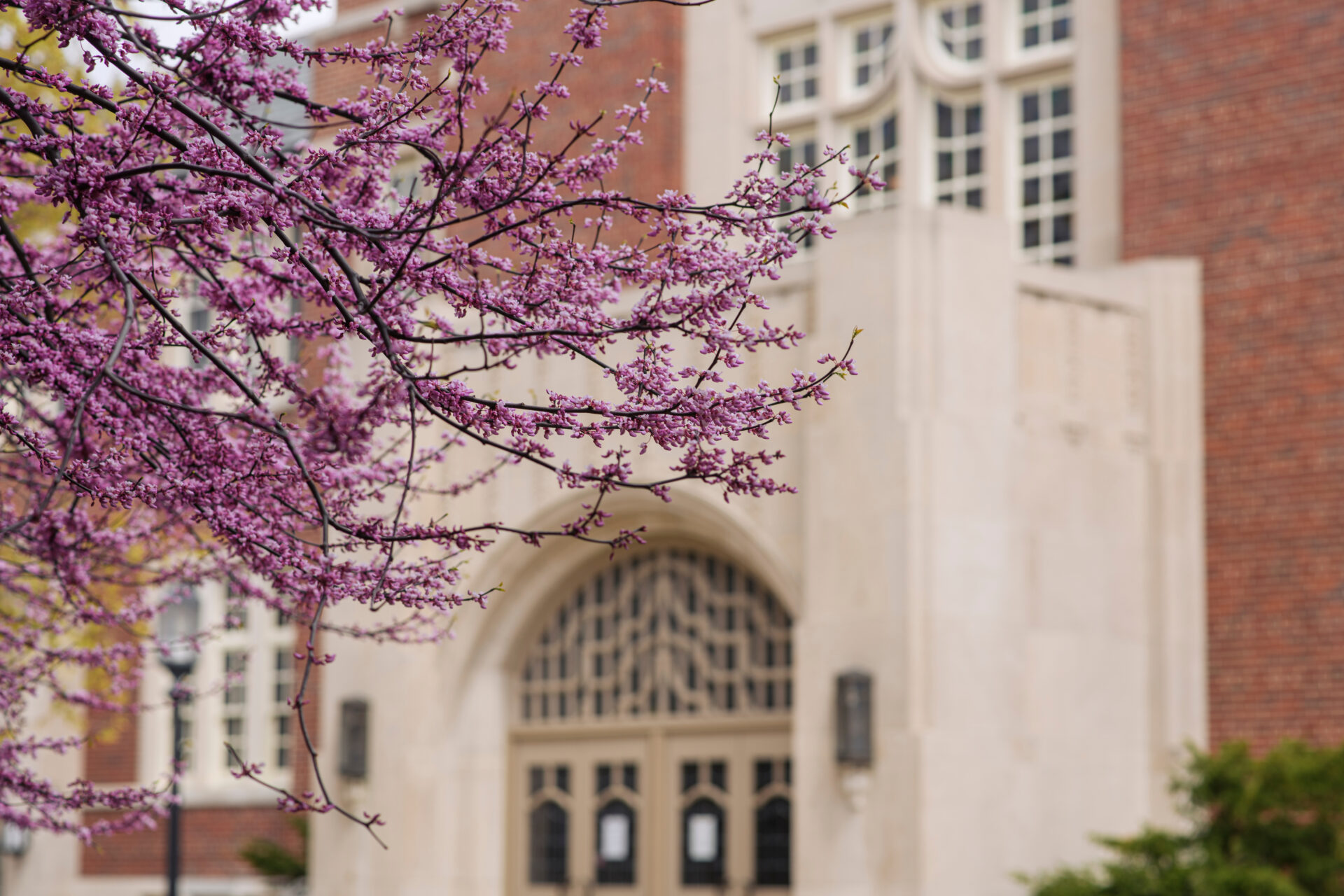 Outside front view of the Union building.