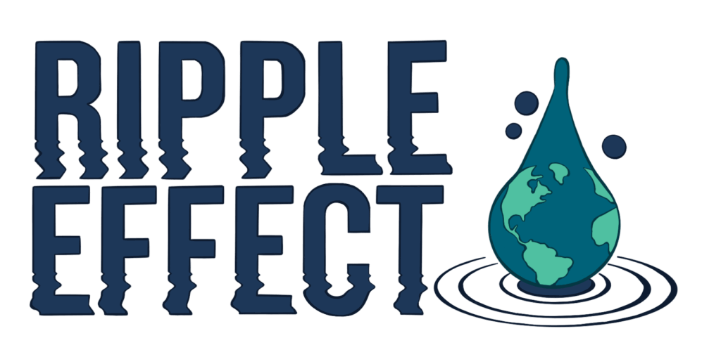 ESE Ripple Effect 2025 logo of Earth in a water droplet