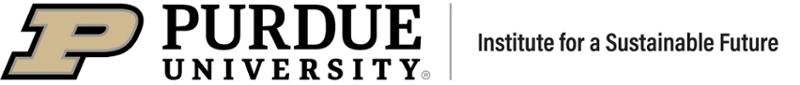 Purdue University Institute for a Sustainable Future Logo