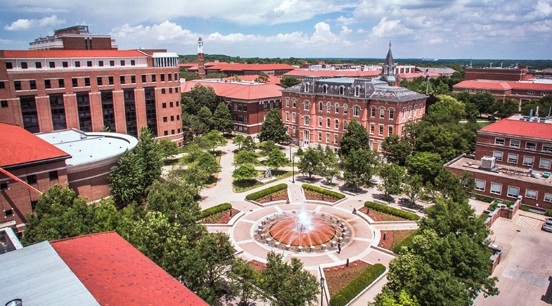 Purdue University Campus Aerial Photo