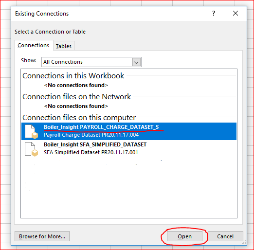 existing payroll