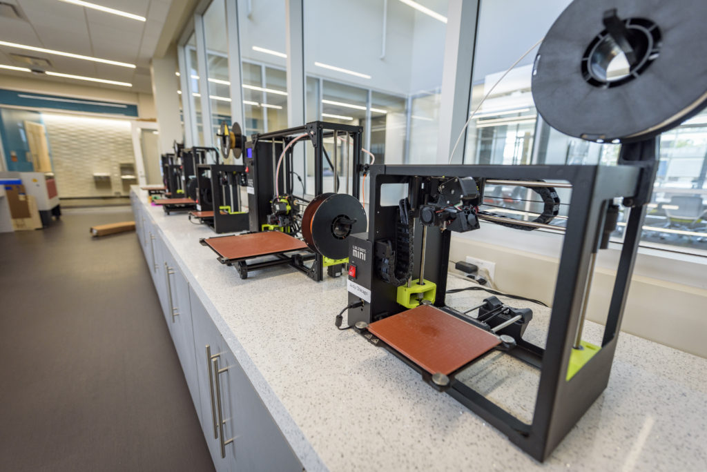 BIDC229 - Prototyping lab in The Bechtel Innovation Design Center. (Purdue University Photo/Alex Kumar)