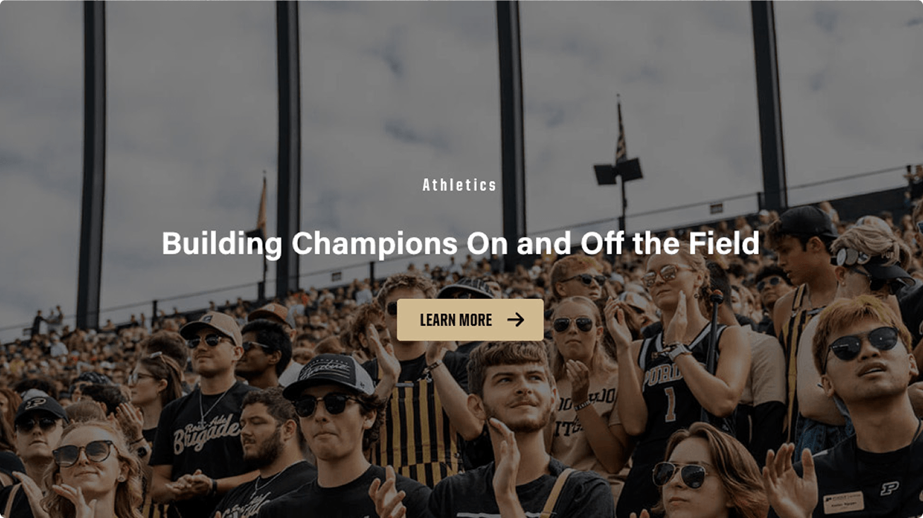 Example of CTA Image Banner block.