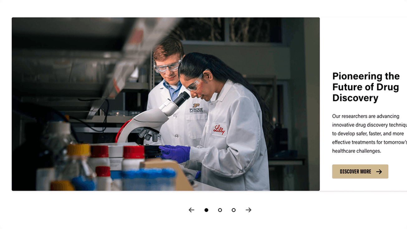 Example of Image Slider block
