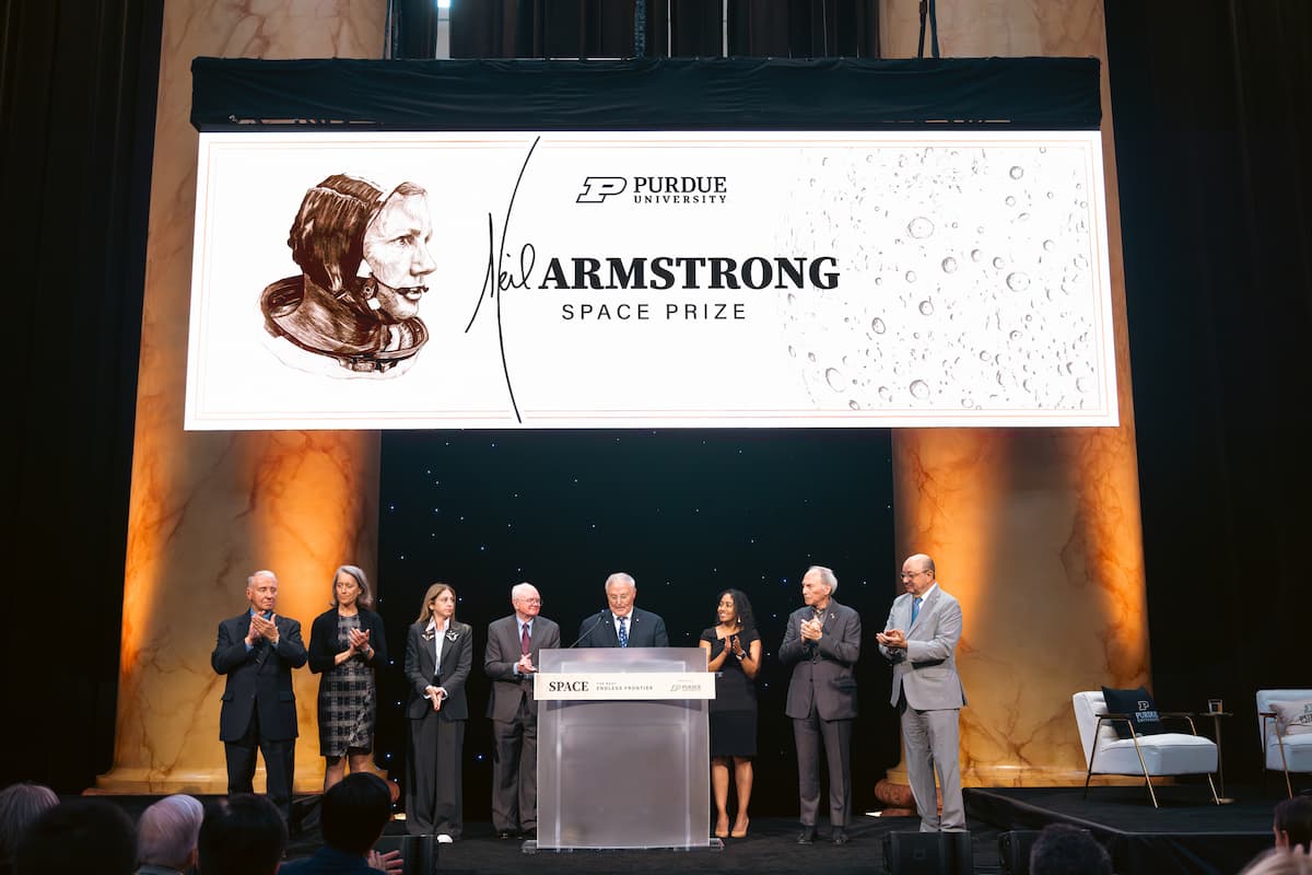 purdue university neil armstrong space prize ceremony
