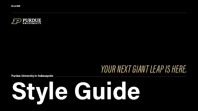 Purdue University in Indianapolis Brand Guide