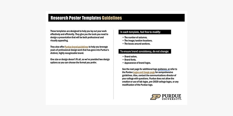 Research Poster Templates 24x36 Horizontal