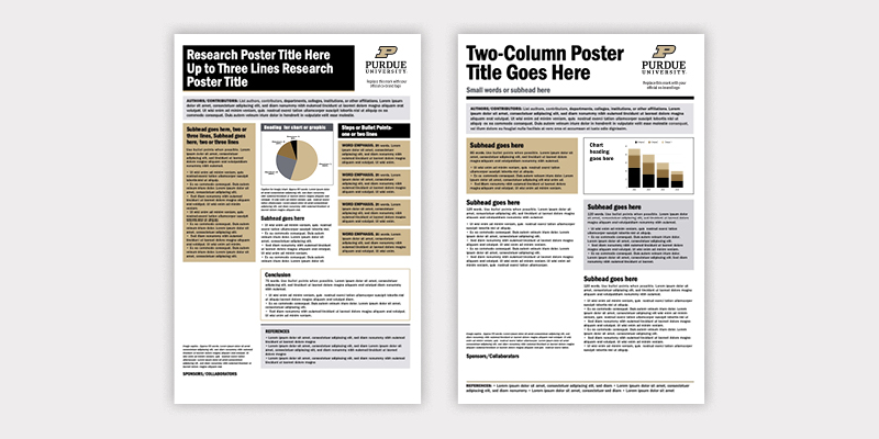 Research Poster Templates 24x36 Vertical