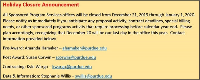 Purdue University Organizational Chart