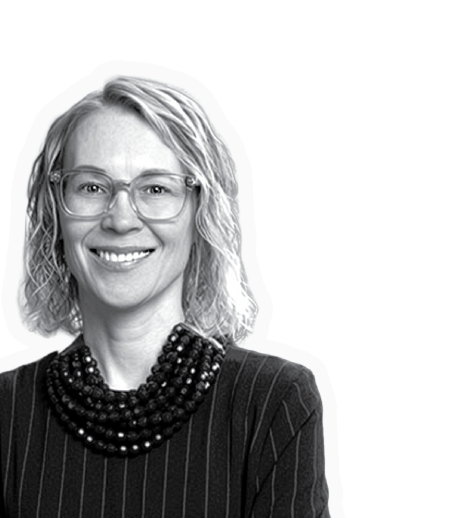 Alexandra Boltasseva black and white portrait