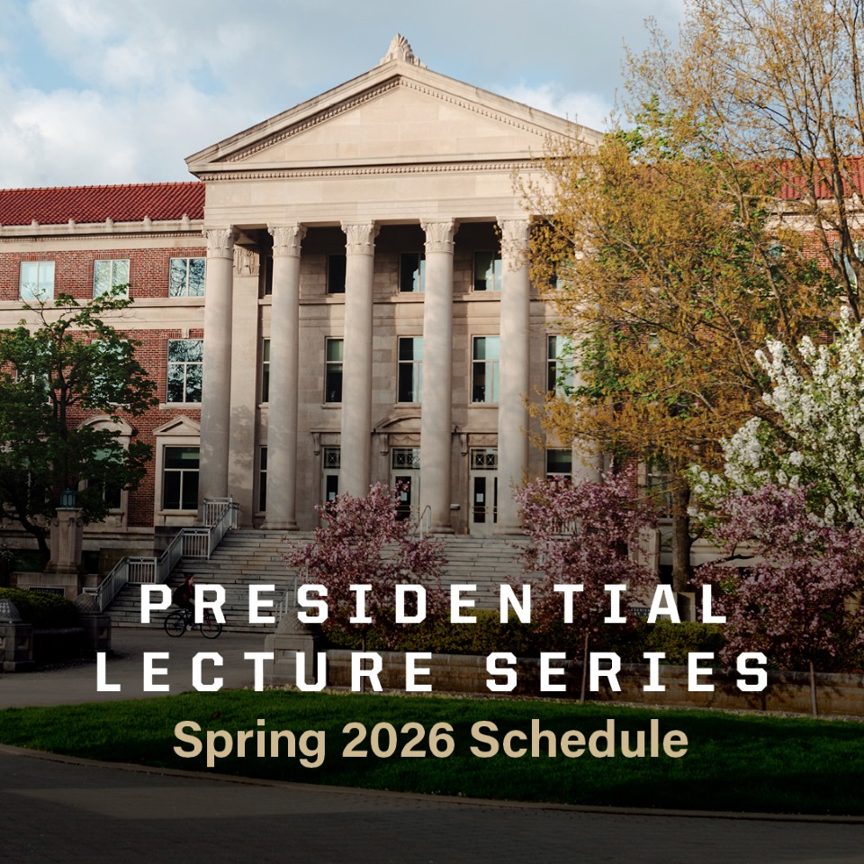 Presidential Lecture Series Spring 2026 Schedule