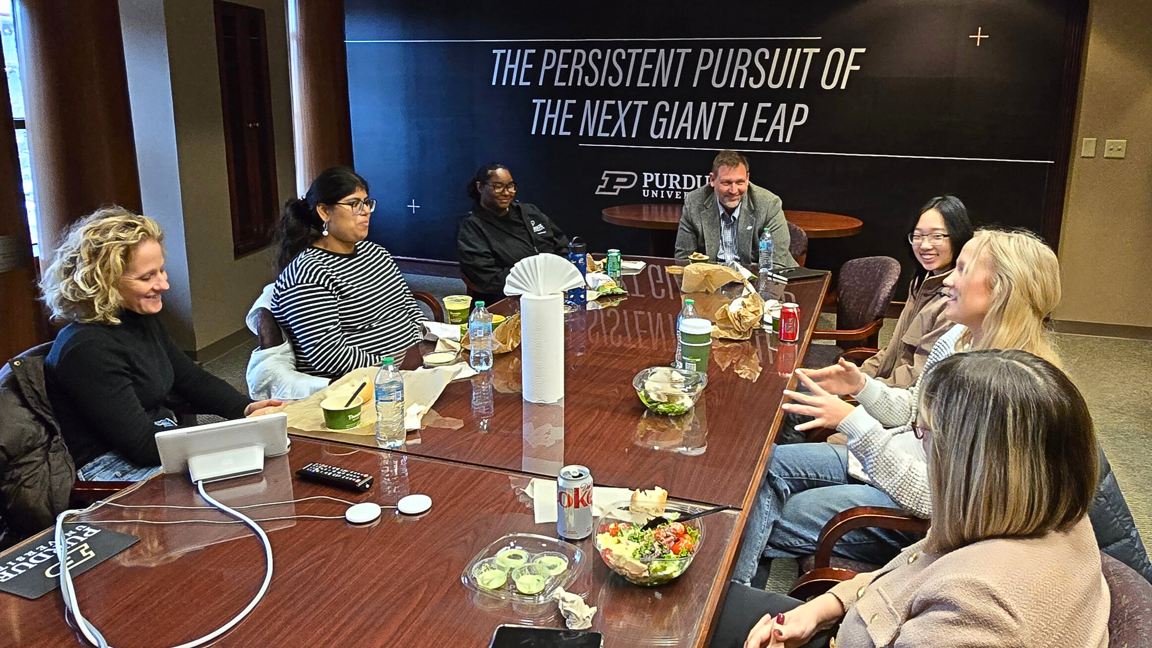 Koesters Student Trustee Visit Lunch