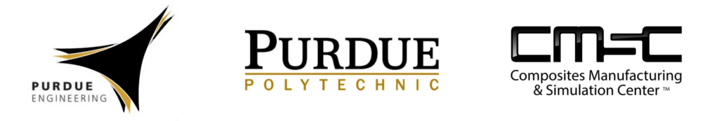 Purdue Engineering (legacy mark)
Purdue Engineering legacy triangular logo mark.

Purdue Polytechnic
Purdue Polytechnic Institute logo.

CMSC
Composites Manufacturing and Simulation Center logo.