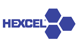 Hexcel logo Hexcel logo with stylized “H” emblem and wordmark