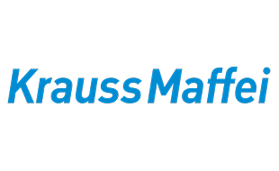 KraussMaffei logo KraussMaffei logo with italicized wordmark