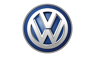 Volkswagen logo Volkswagen logo with “VW” monogram inside circular emblem