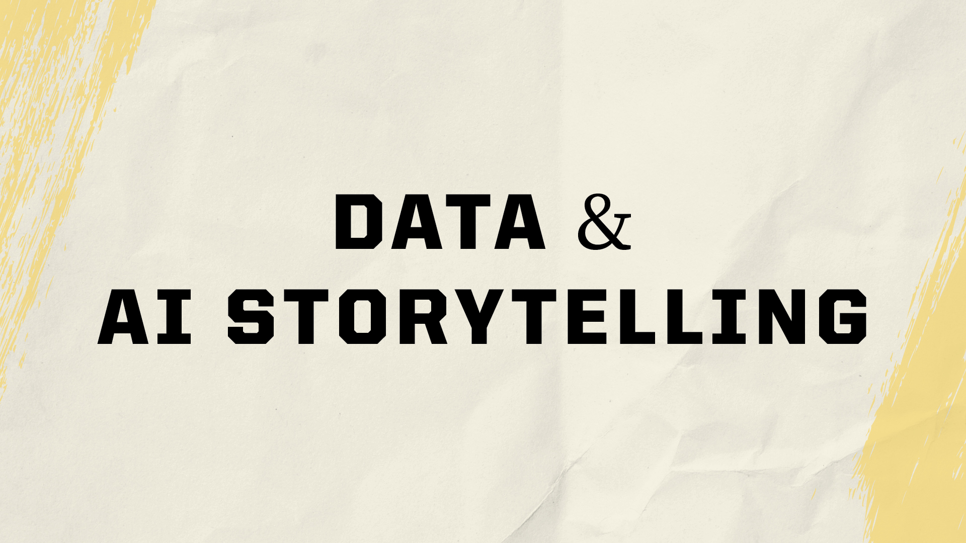 Data & AI Storytelling