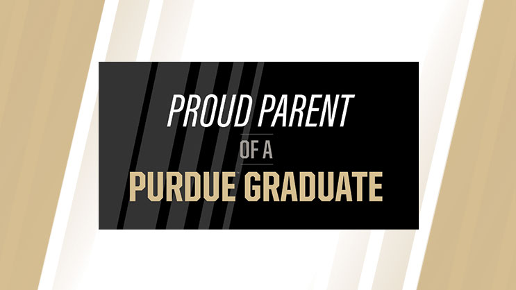 Image of Proud Purdue Parent Facebook Instagram landscape frames for download