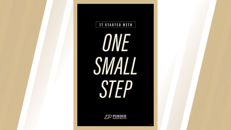 Image of One Small Step 11x17 poster for download