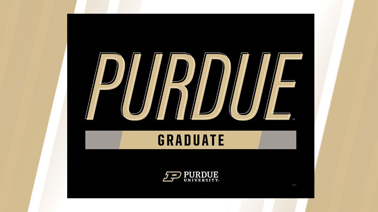Image of Purdue Graduate Yard Sign for Download