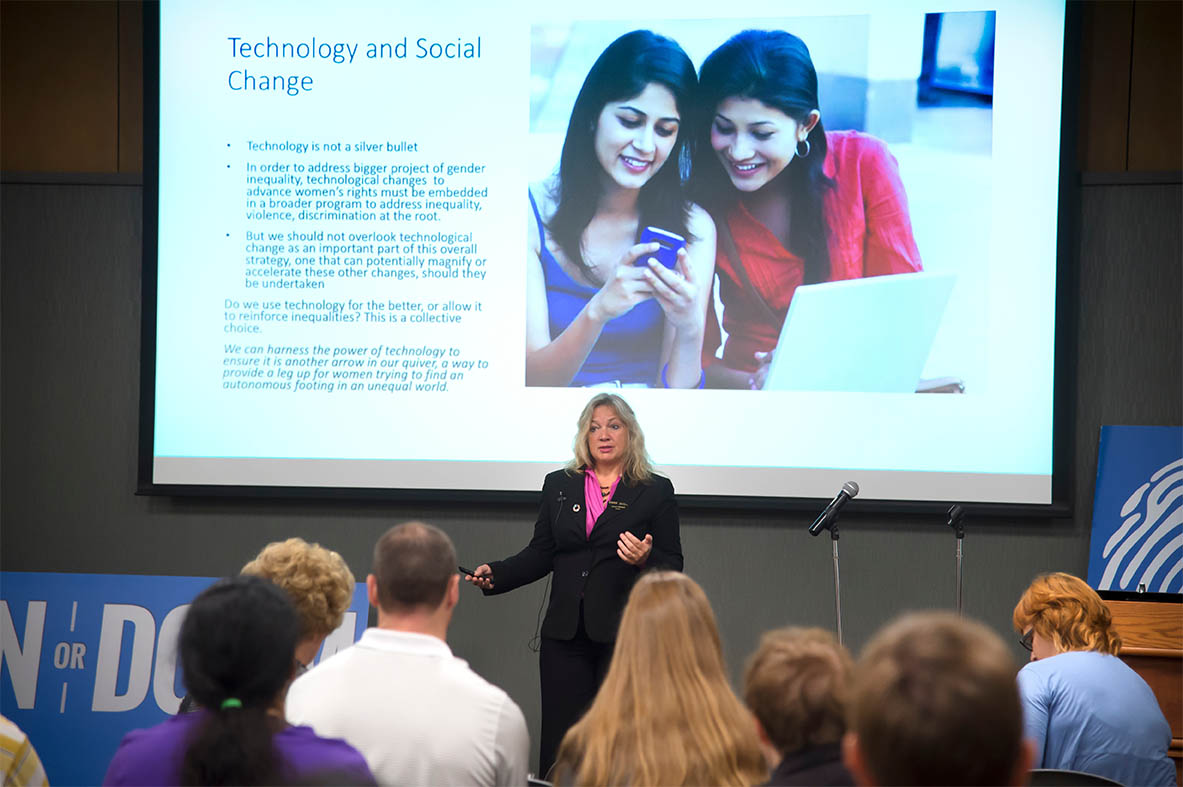 Laurel Weldon, 'Technology and Women's Economic Rights: How new technology could resolve – or worsen – some of the most pressing problems of gender inequality around the world'