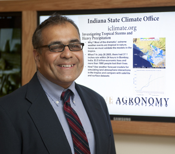 Dev Niyogi is a professor of Agronony and EAPS