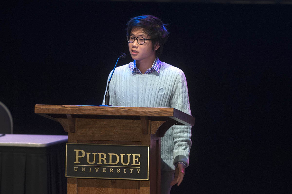 Purdue V.S. Indiana University exhibition student debate 'Encryption technology should have backdoors'