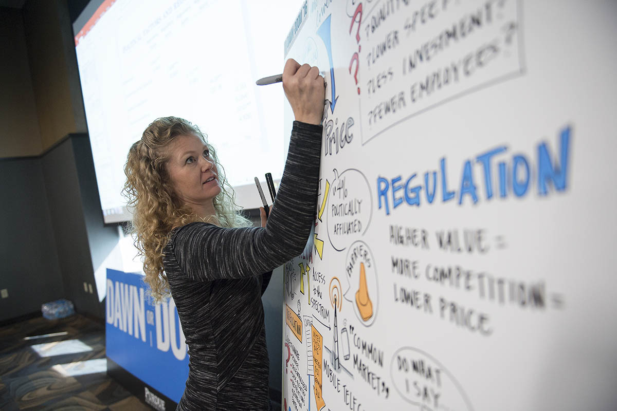 Ink Factory Graphic Recordings - Dawn or Doom 2016