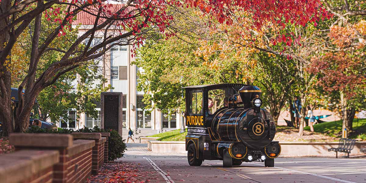 Boilermaker special on campus in the fall season
