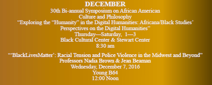 Exploring the Humanity in the Digital Humanities & Black Lives Matter