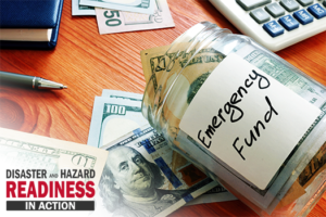 Financial preparedness is disaster preparedness image