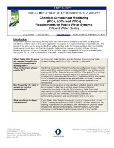 Cover - Chemical Contaminant Monitoring
