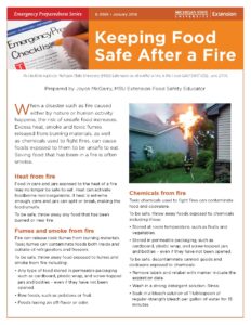 Link image to Keeping Food Safety after a Fire PDF