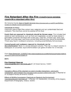 Fire Retardent - Sonoma - Cover