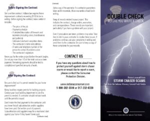 Cover image of "Double Check before you Write a Check" and link to flyer.