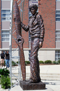 Earhart Statue