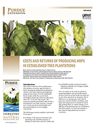 Costs and Returns of Producing Hops in Established Tree Plantations