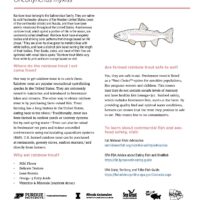 Rainbow Trout Farmed Fish Fact Sheet cover, FNR-622-W