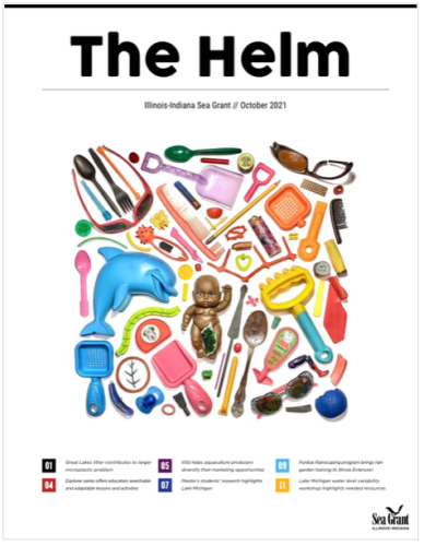 The Helm magazine cover, Illinois-Indiana Sea Grant