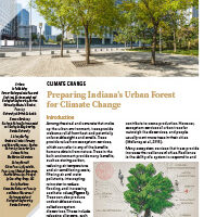 Preparing Indiana's Urban Forest for Climate Change pub cover