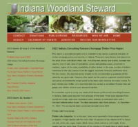 Indiana Woodland Steward Newsletter Screenshot
