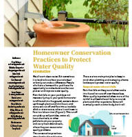 Homeowner Conservation Practices to Protect Water Quality cover
